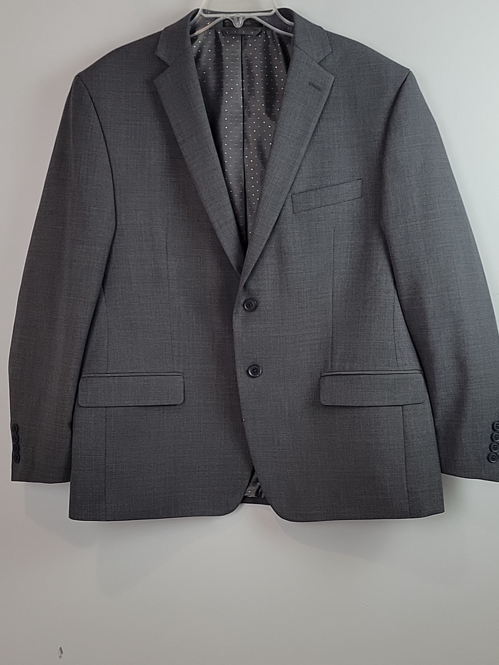 Collection Michael Strahan gray suit jacket 44S